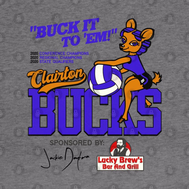 Clairton Bucks Volleyball + Jackie Daytona WWDITS by darklordpug